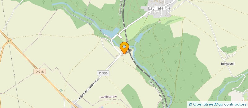 localisation de l'entreprise VEXIN AGRICOLE à LAVILLETERTRE