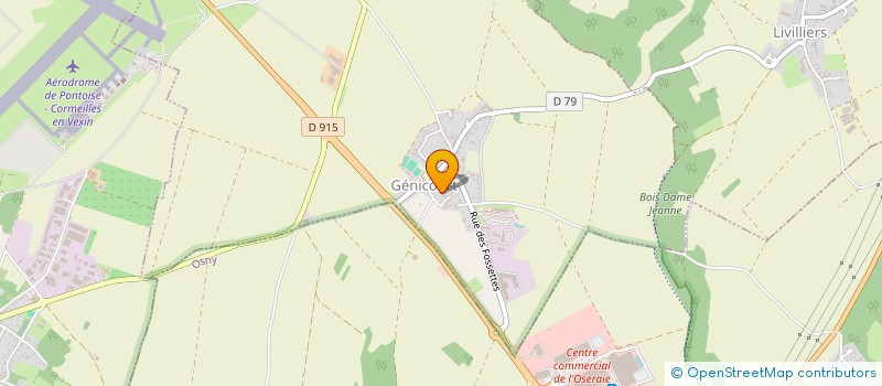 localisation de l'entreprise VEXIN DISTRIBUTION  GENICOURT