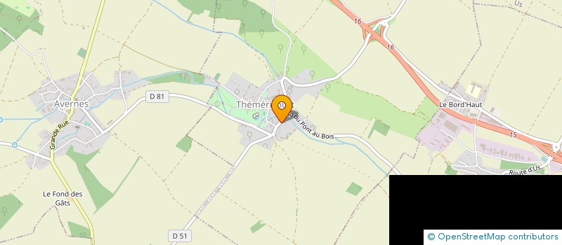 localisation de l'entreprise VEXIN FERMETURES  THEMERICOURT