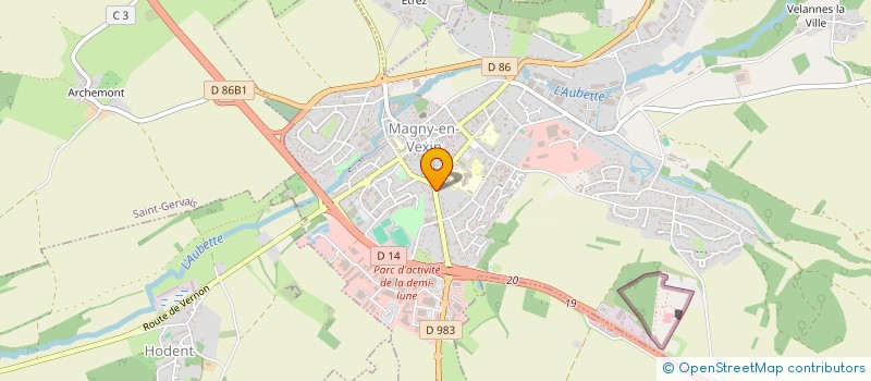 localisation de l'entreprise VEXIN IMMOBILIER  MAGNY-EN-VEXIN