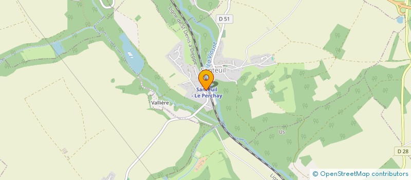 localisation de l'entreprise VEXIN RENOVATION à SANTEUIL