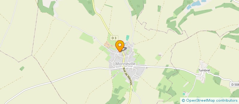 localisation de l'entreprise VEXIN TERRASSEMENT SERVICE LOCATION  MONNEVILLE