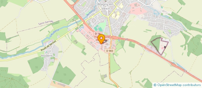 localisation de l'entreprise VEXIN TRANSPORTS EXPRESS à MAGNY-EN-VEXIN