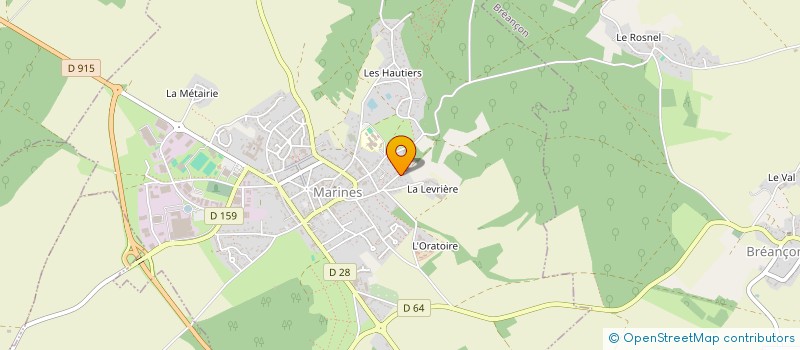 localisation de l'entreprise VEXIN-VINS à MARINES