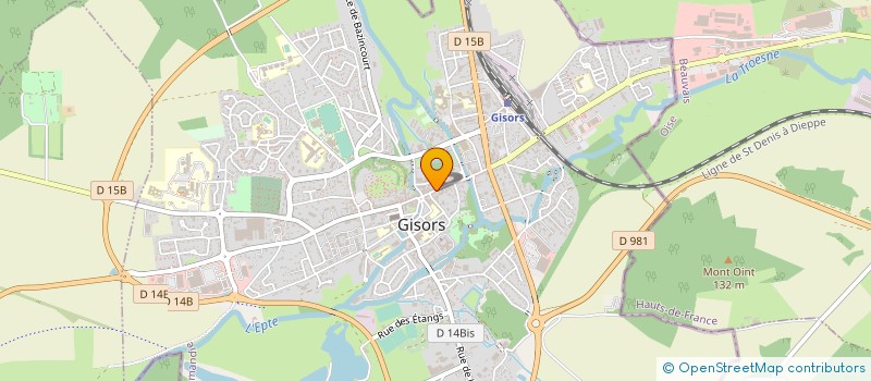 localisation de l'entreprise VEXINBUS  GISORS