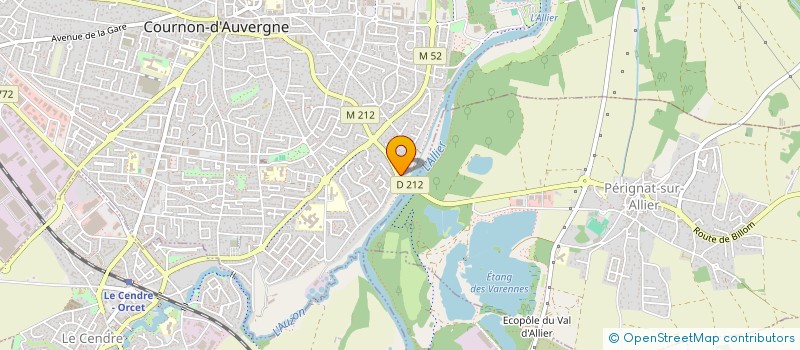 localisation de l'entreprise VEY DALAN à COURNON-D'AUVERGNE