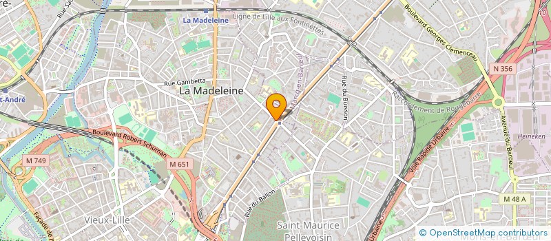 localisation de l'entreprise VEYERO à LA MADELEINE