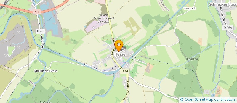 localisation de l'entreprise VEYHL FRANCE  HESSE