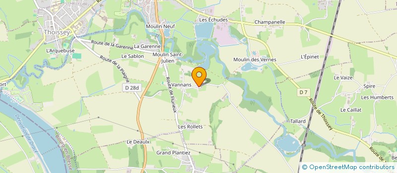 localisation de l'entreprise VEYLE KICK EVENT  SAINT-DIDIER-SUR-CHALARONNE
