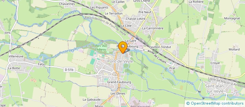 localisation de l'entreprise VEYLE RAMONAGE à PONT-DE-VEYLE
