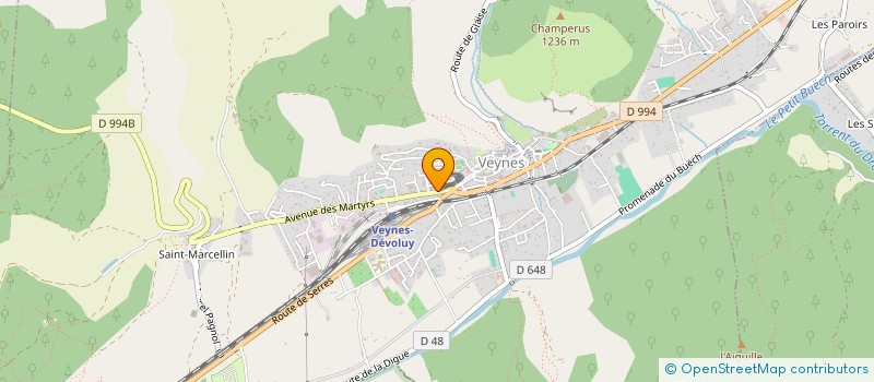 localisation de l'entreprise VEYNES AMBULANCES / TAXIS à VEYNES