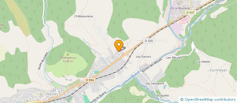 localisation de l'entreprise VEYNES PLOMBERIE  VEYNES