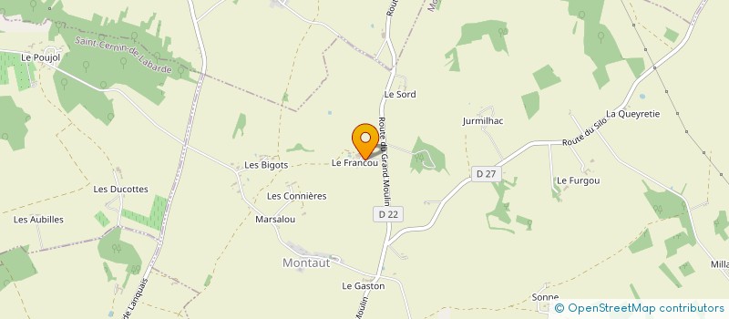 localisation de l'entreprise VEYRAC à MONTAUT