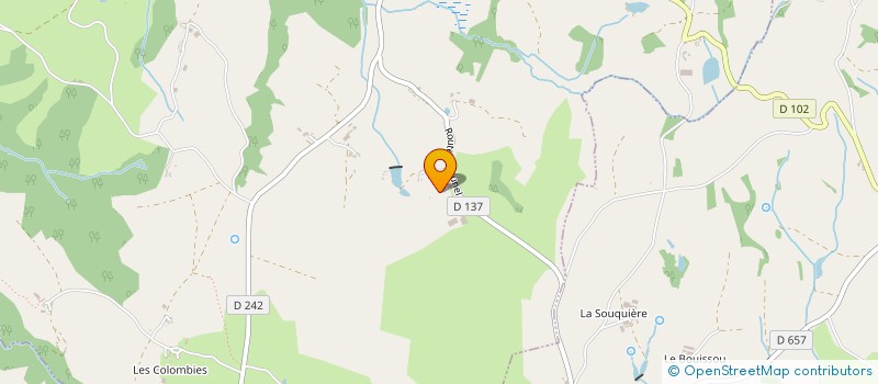 localisation de l'entreprise VEYRAC  SENERGUES