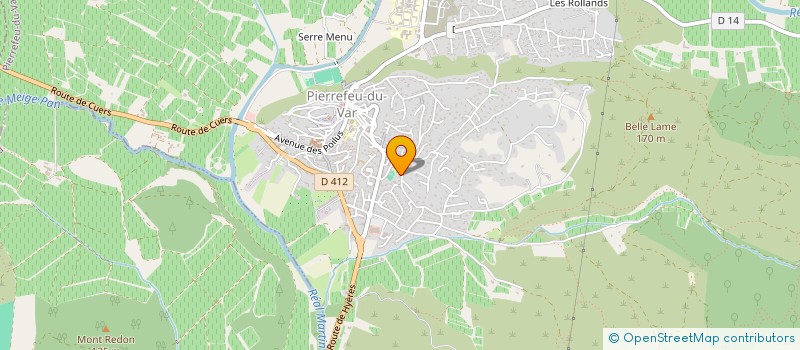 localisation de l'entreprise VEYRAT CORP  PIERREFEU-DU-VAR