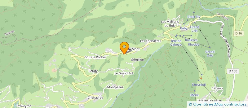 localisation de l'entreprise VEYRAT SPORTS à MANIGOD