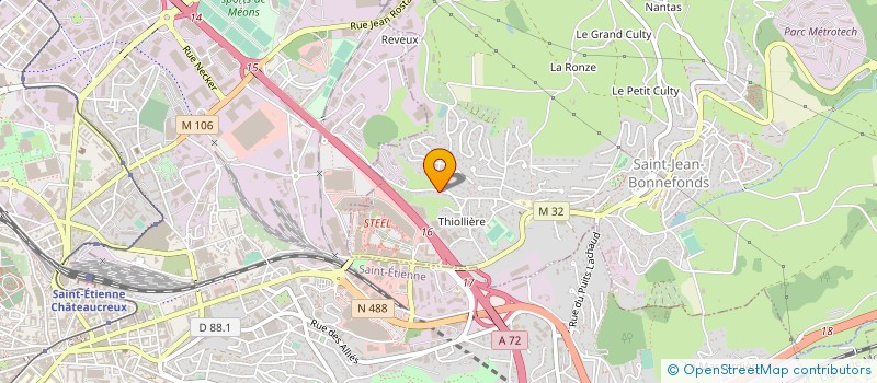 localisation de l'entreprise VEYRE à SAINT-JEAN-BONNEFONDS