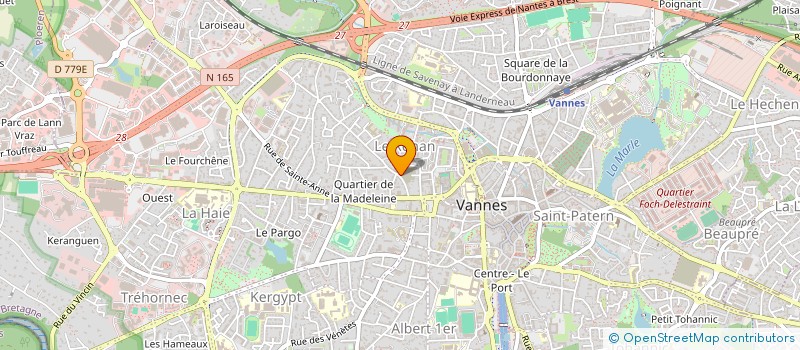 localisation de l'entreprise VEYRE DE SORAS RODOLPHE & FREDERIQUE à VANNES