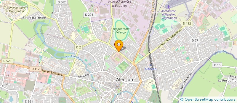 localisation de l'entreprise VEYRES LINCKER à ALENCON