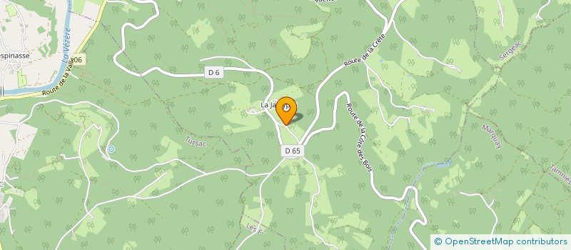 localisation de l'entreprise VEYRET JEAN &VEYRET DIDIER  PEYZAC-LE-MOUSTIER