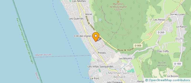 localisation de l'entreprise VEYRIER ORCHESTRA  VEYRIER-DU-LAC