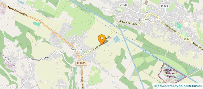 localisation de l'entreprise VEYRINS PIZZA  LES AVENIERES VEYRINS-THUELLIN