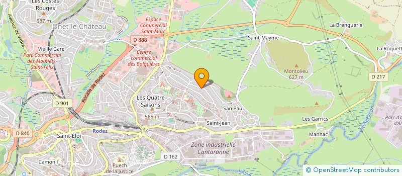 localisation de l'entreprise VEYRON MARKET  ONET-LE-CHATEAU