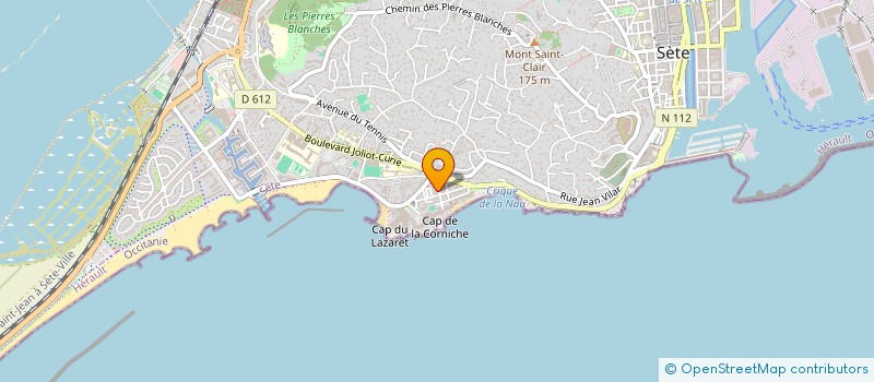 localisation de l'entreprise VEYRUNE ROUSSEL AZCOITIA à SETE