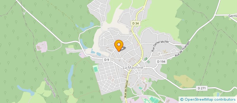 localisation de l'entreprise VEYSSET-CANO  LA MACHINE