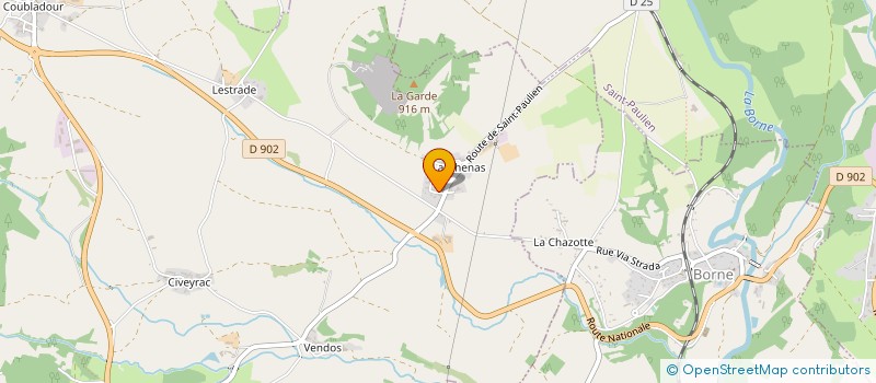 localisation de l'entreprise VEYSSEYRE CORP  ESPALY-SAINT-MARCEL