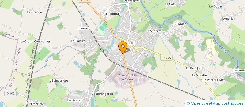 localisation de l'entreprise VEYSSIERE  CUGAND