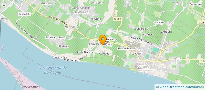 localisation de l'entreprise VEYSSIERE à BOURG