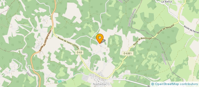 localisation de l'entreprise VEYSSIERE SEYLLER  NADAILLAC