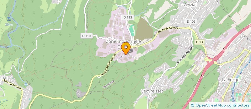 localisation de l'entreprise VEYZIAT DIGITALE à OYONNAX