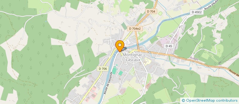 localisation de l'entreprise VEZERE ORIENTATION LOISIR TRAIL  MONTIGNAC-LASCAUX