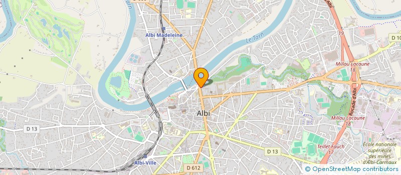 localisation de l'entreprise VEZES ET PAPAILHAU à ALBI