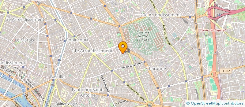 localisation de l'entreprise VEZZONI ET ASSOCIES SAS  PARIS