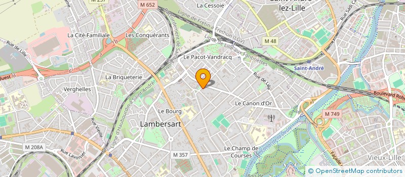 localisation de l'entreprise VF 190 B à LAMBERSART