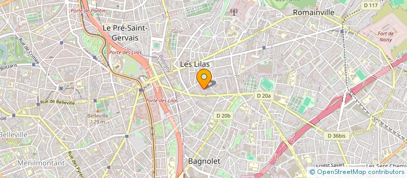 localisation de l'entreprise VF 2929 à LES LILAS