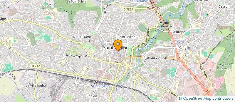 localisation de l'entreprise VF à SAINT-BRIEUC