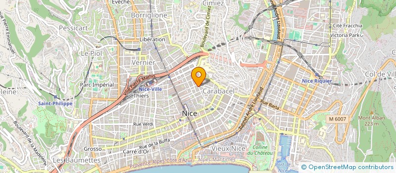 localisation de l'entreprise VF à NICE