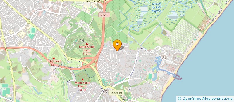 localisation de l'entreprise VF  AGDE