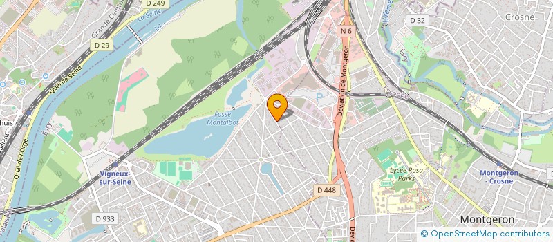 localisation de l'entreprise VF AUTO 91  CHAILLY-EN-BIERE