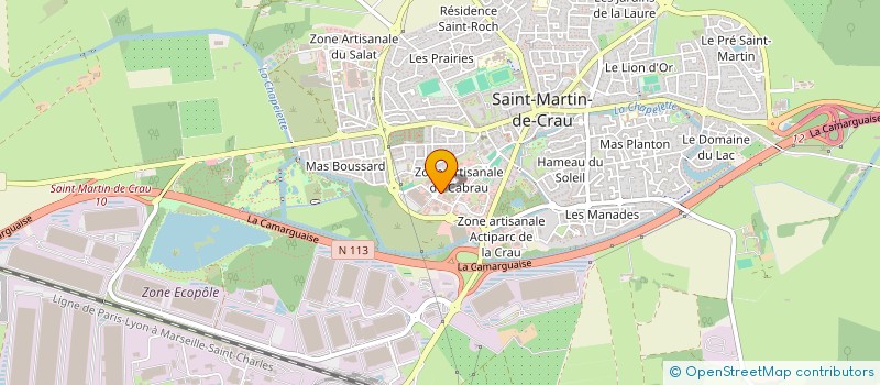 localisation de l'entreprise VF AVOCATS à SAINT-MARTIN-DE-CRAU