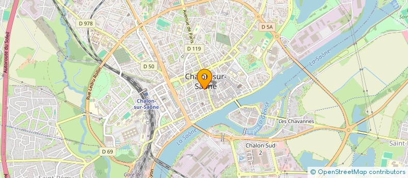 localisation de l'entreprise VF BOURGOGNE à CHALON-SUR-SAONE