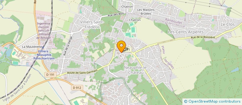 localisation de l'entreprise VF CABLING  HOUDAN