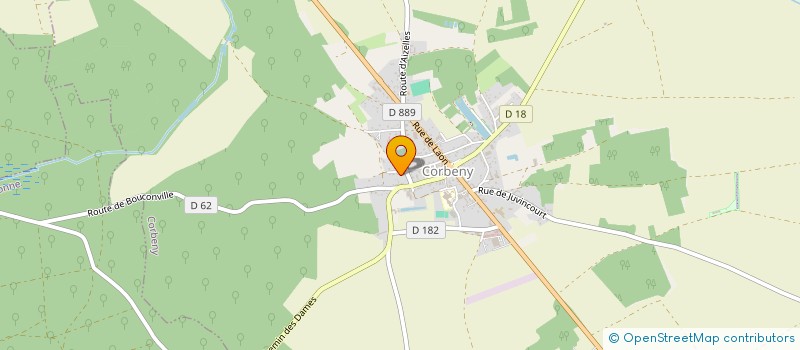 localisation de l'entreprise VF CARRELAGE  CORBENY