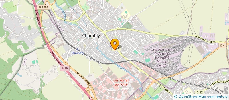 localisation de l'entreprise VF CHAMBLY  CHAMBLY