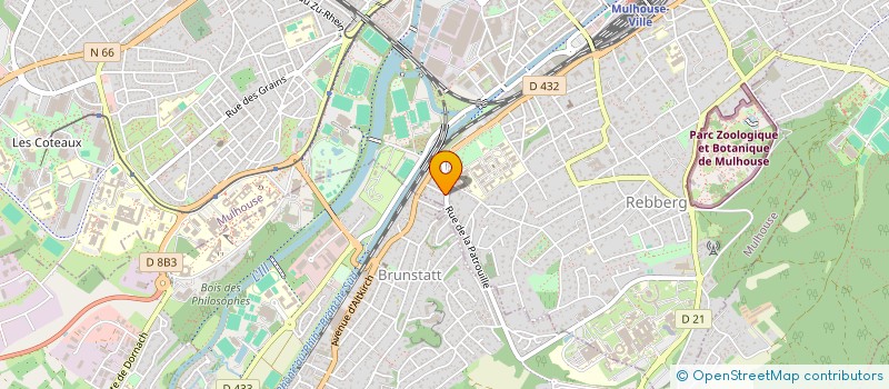 localisation de l'entreprise VF COMPANY  MULHOUSE
