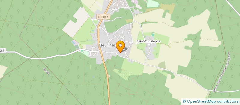 localisation de l'entreprise VF CONCEPT  FLEURINES